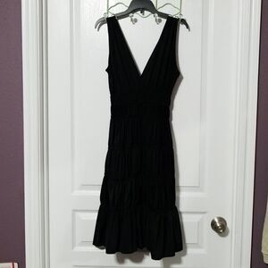 Black Ruffled Dress